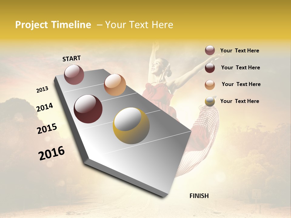 Person People Dance PowerPoint Template