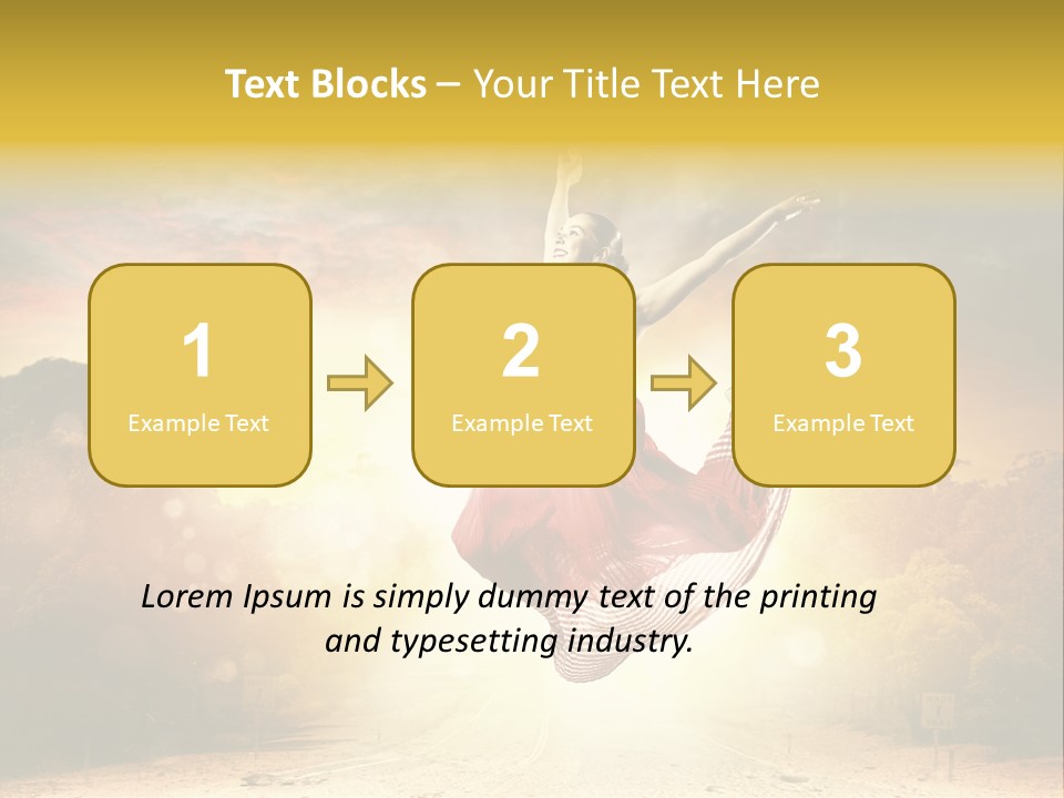 Person People Dance PowerPoint Template