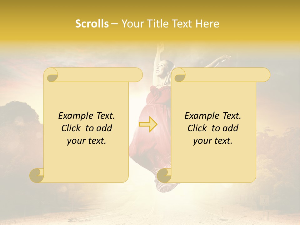 Person People Dance PowerPoint Template