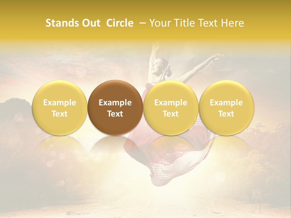 Person People Dance PowerPoint Template