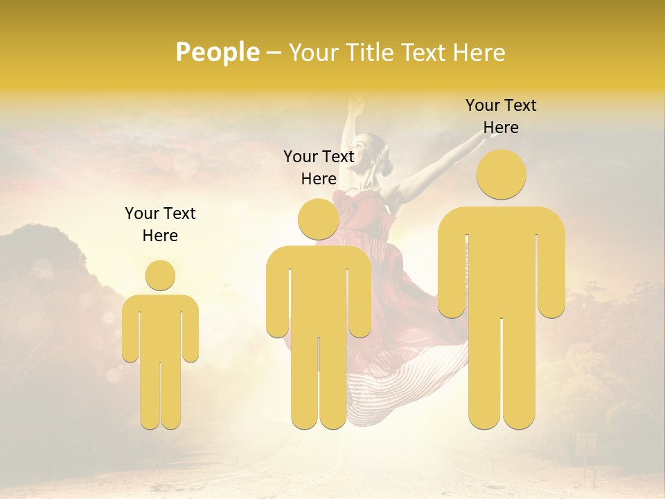 Person People Dance PowerPoint Template