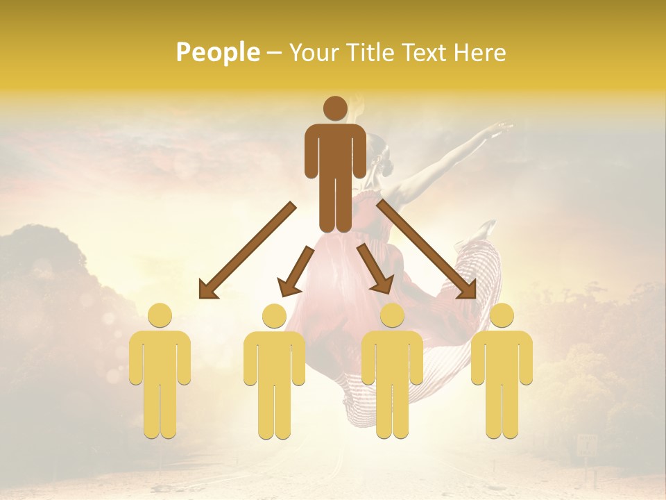 Person People Dance PowerPoint Template