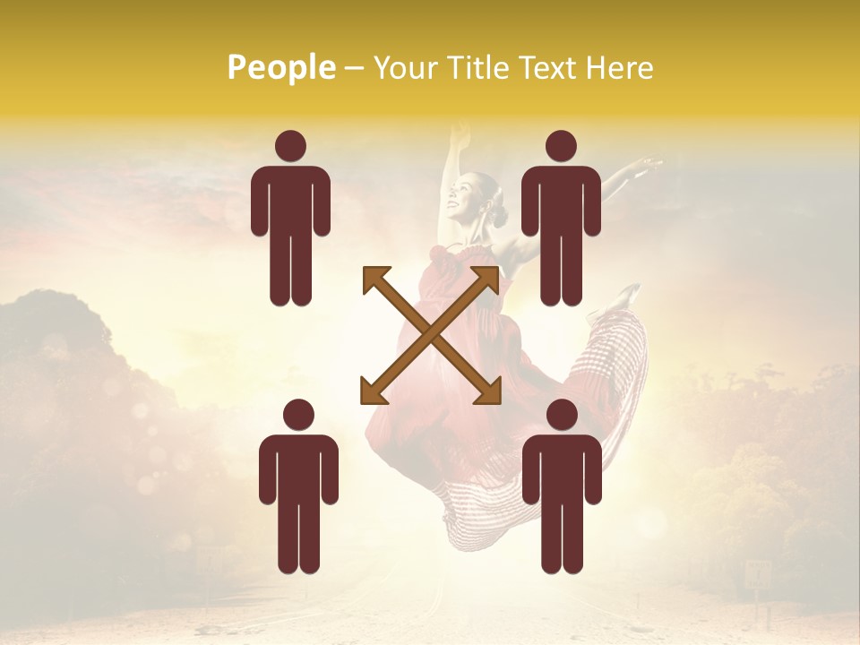 Person People Dance PowerPoint Template