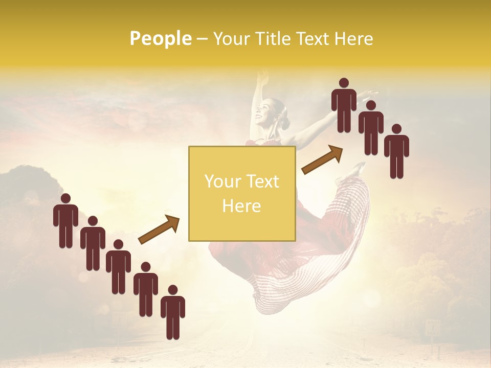 Person People Dance PowerPoint Template