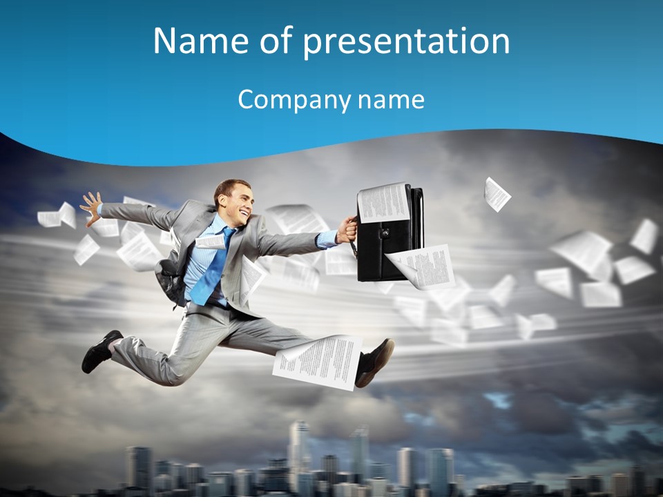 Young Leadership Executive PowerPoint Template