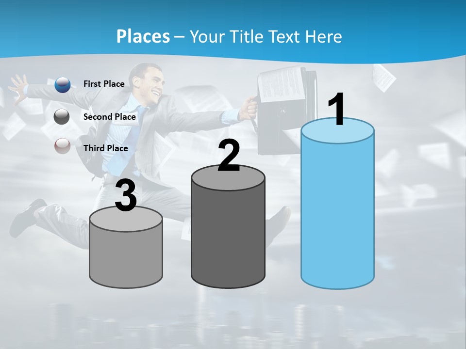 Young Leadership Executive PowerPoint Template