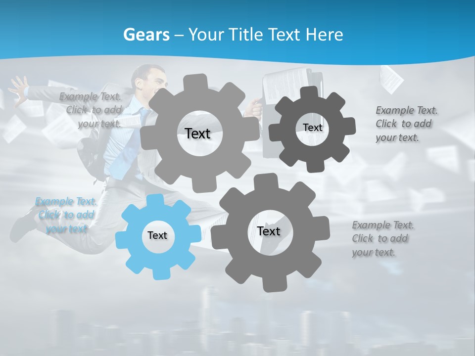 Young Leadership Executive PowerPoint Template