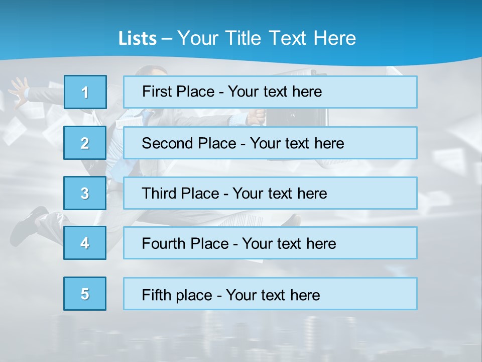 Young Leadership Executive PowerPoint Template