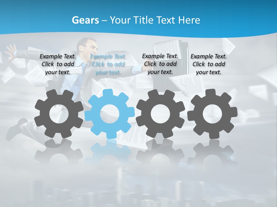 Young Leadership Executive PowerPoint Template