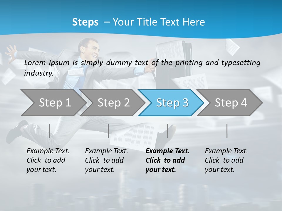 Young Leadership Executive PowerPoint Template
