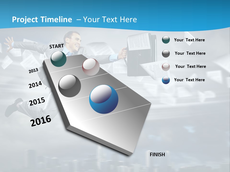 Young Leadership Executive PowerPoint Template
