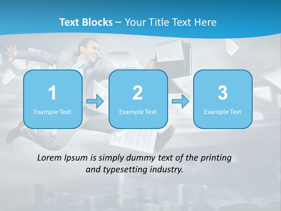 Young Leadership Executive PowerPoint Template