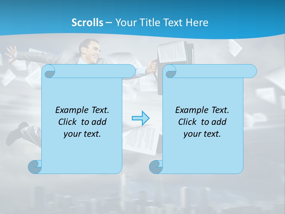 Young Leadership Executive PowerPoint Template