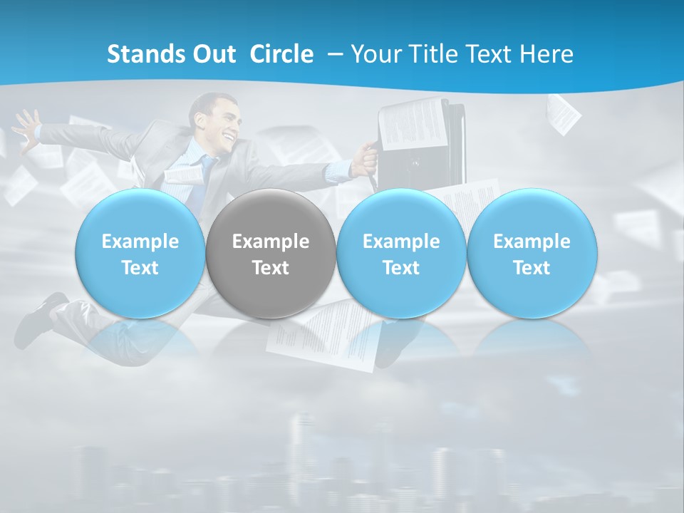 Young Leadership Executive PowerPoint Template