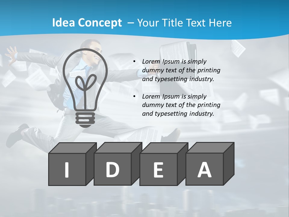 Young Leadership Executive PowerPoint Template