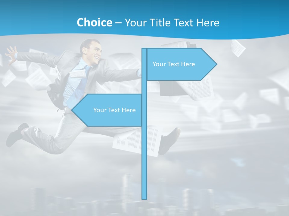 Young Leadership Executive PowerPoint Template