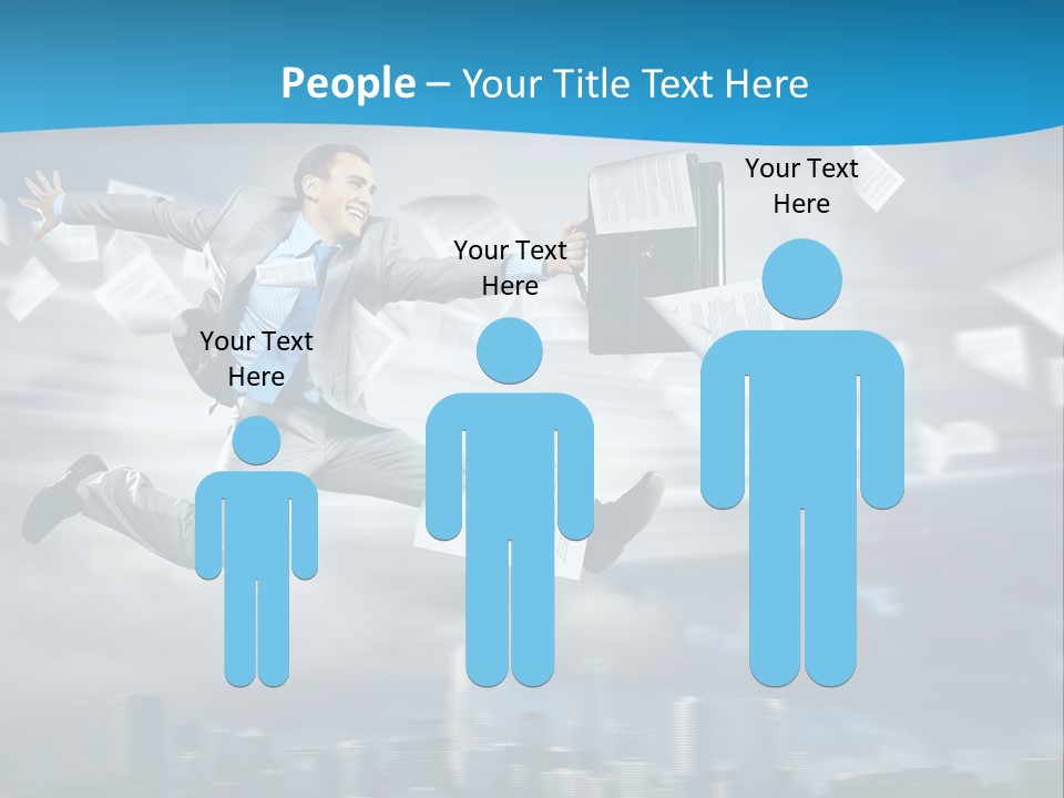 Young Leadership Executive PowerPoint Template