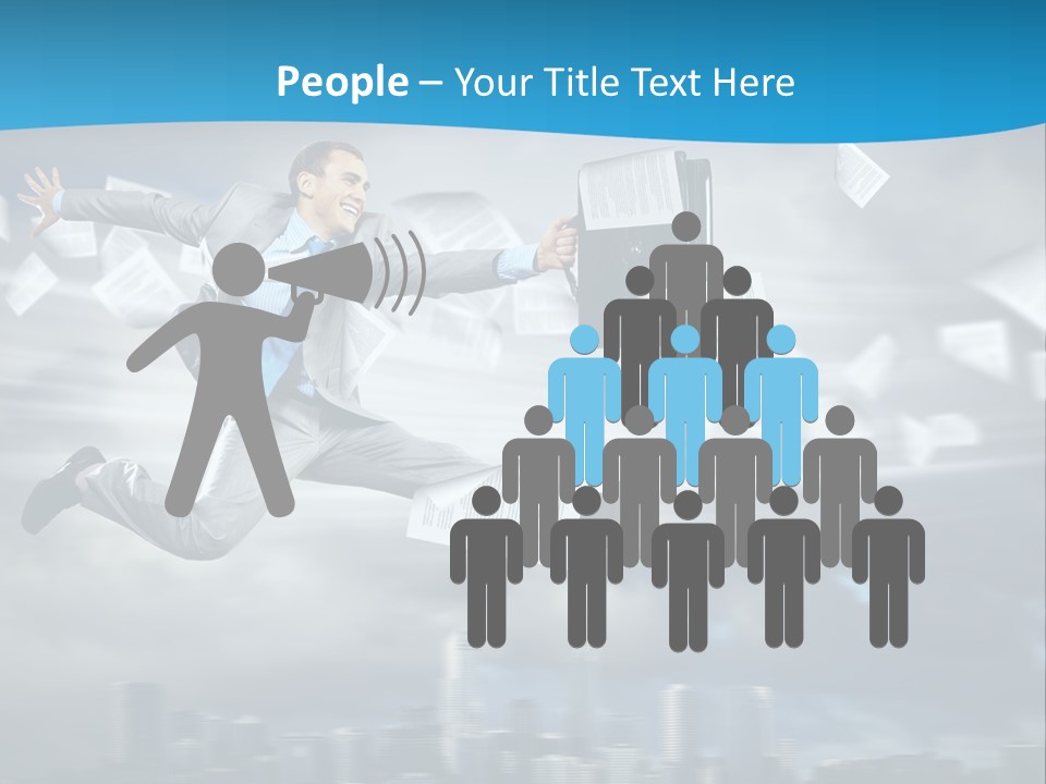 Young Leadership Executive PowerPoint Template