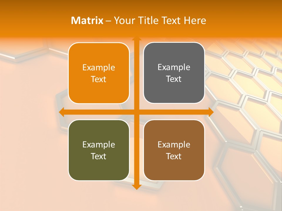 Frame Cyberspace Steel PowerPoint Template