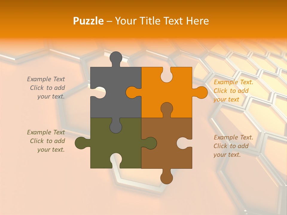 Frame Cyberspace Steel PowerPoint Template