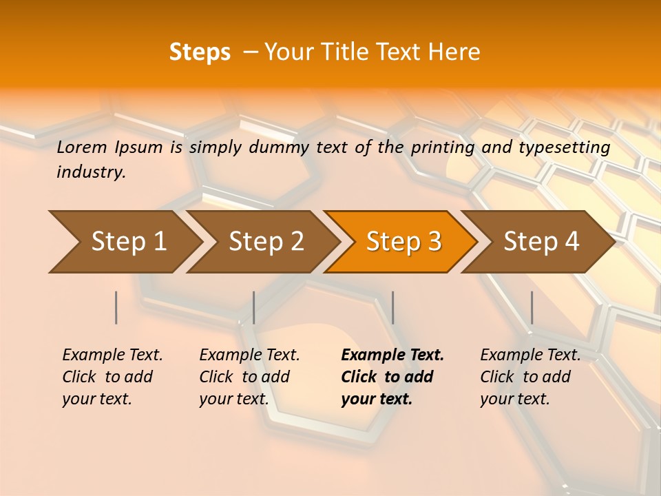 Frame Cyberspace Steel PowerPoint Template