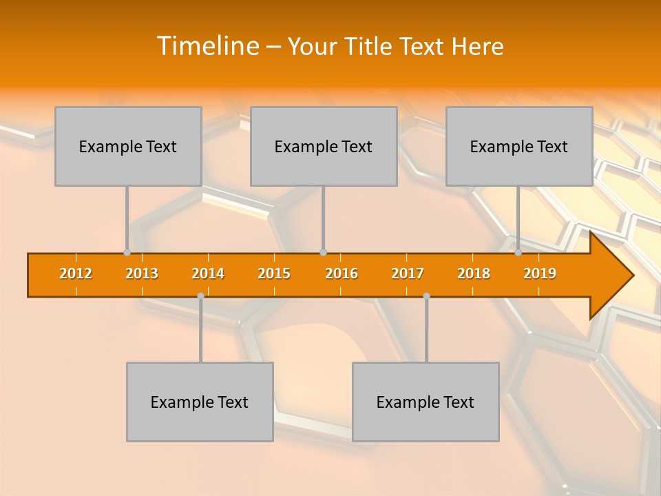 Frame Cyberspace Steel PowerPoint Template