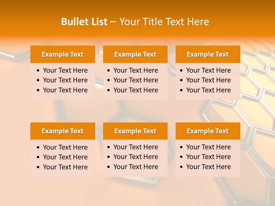 Frame Cyberspace Steel PowerPoint Template