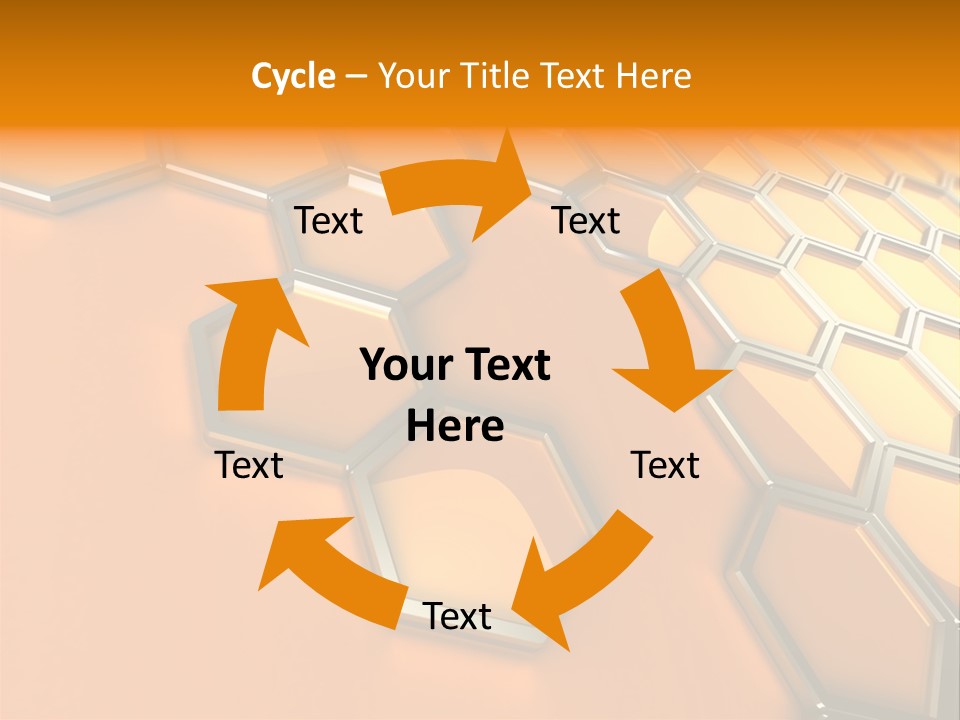 Frame Cyberspace Steel PowerPoint Template