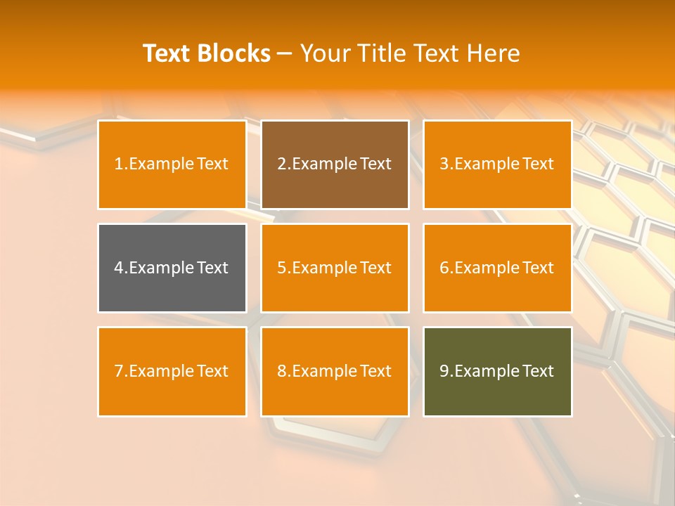 Frame Cyberspace Steel PowerPoint Template