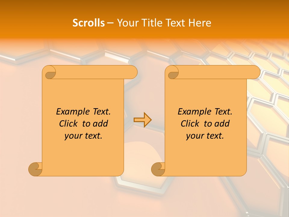Frame Cyberspace Steel PowerPoint Template