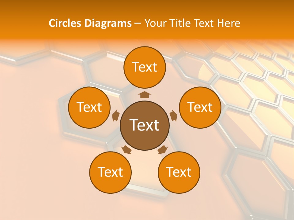 Frame Cyberspace Steel PowerPoint Template