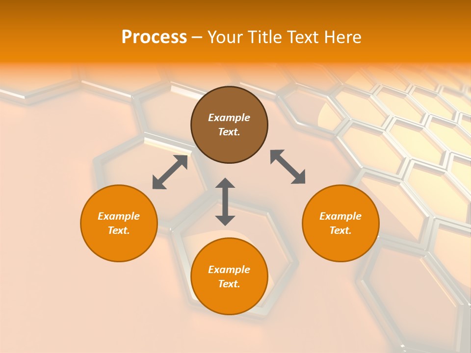 Frame Cyberspace Steel PowerPoint Template