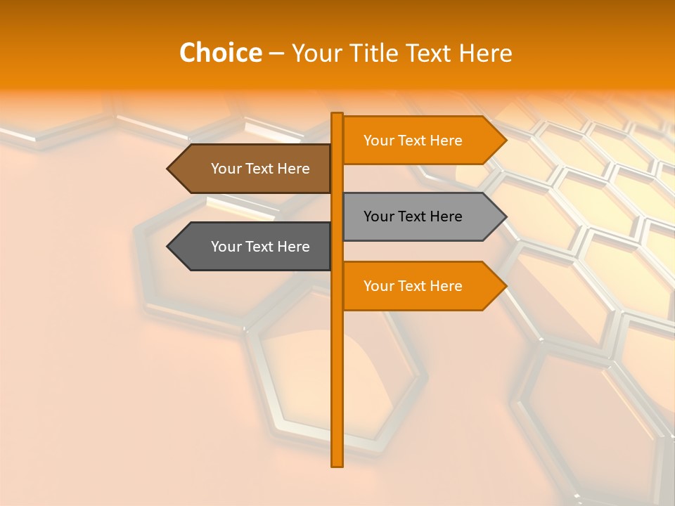 Frame Cyberspace Steel PowerPoint Template