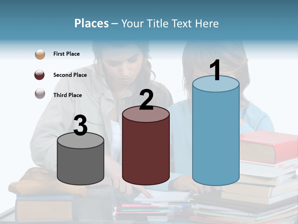 Homework Adolescence Books PowerPoint Template