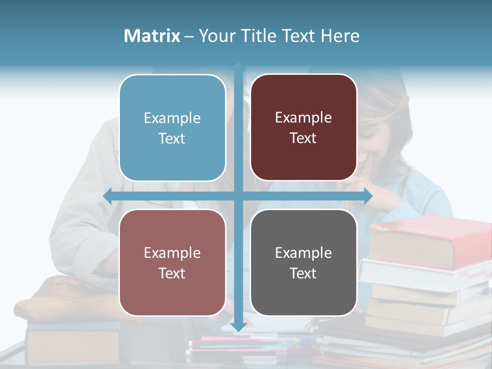 Homework Adolescence Books PowerPoint Template