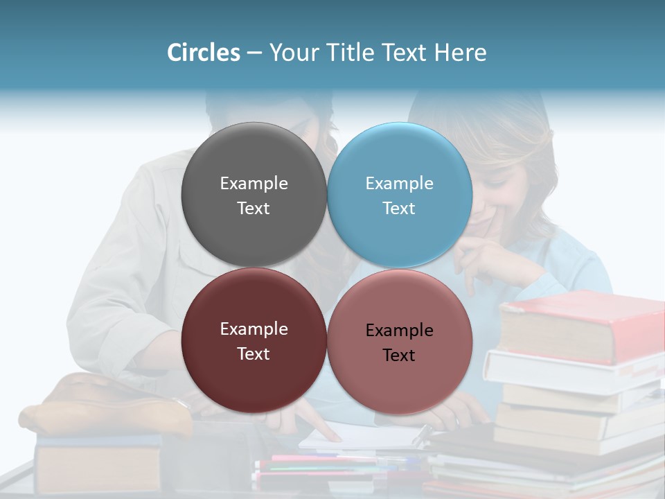Homework Adolescence Books PowerPoint Template
