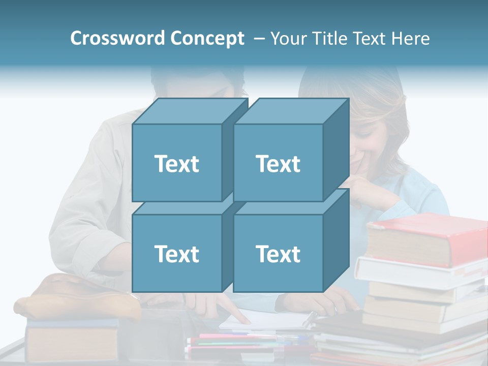 Homework Adolescence Books PowerPoint Template