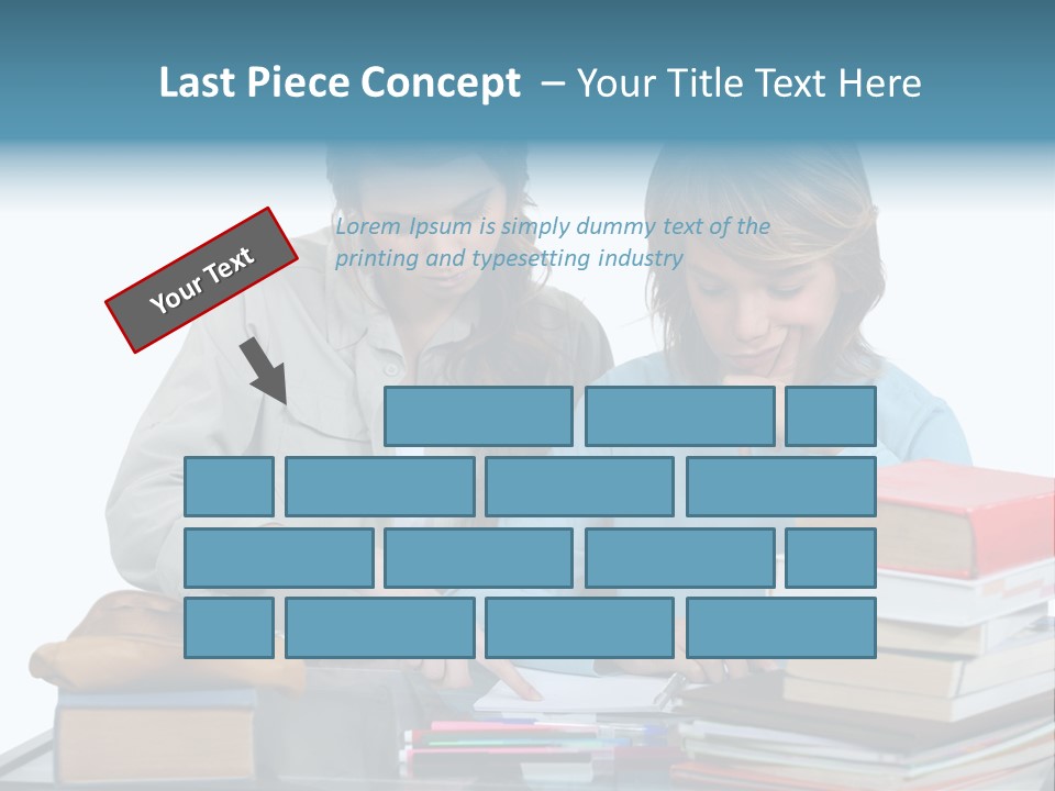 Homework Adolescence Books PowerPoint Template