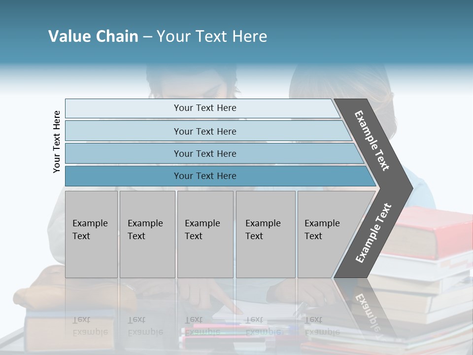 Homework Adolescence Books PowerPoint Template