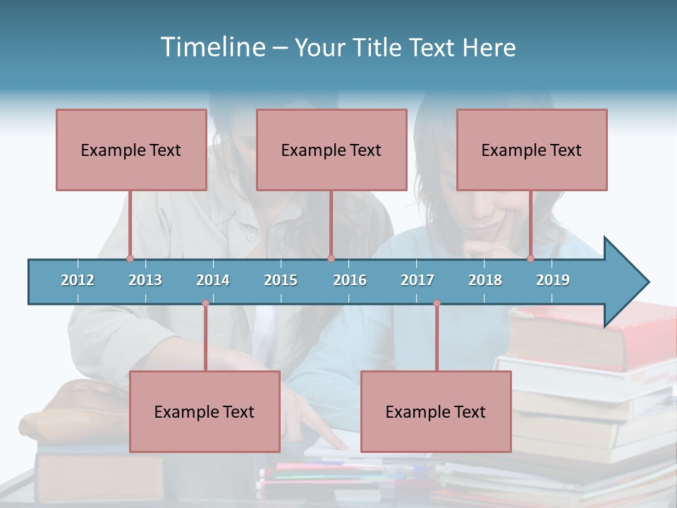 Homework Adolescence Books PowerPoint Template