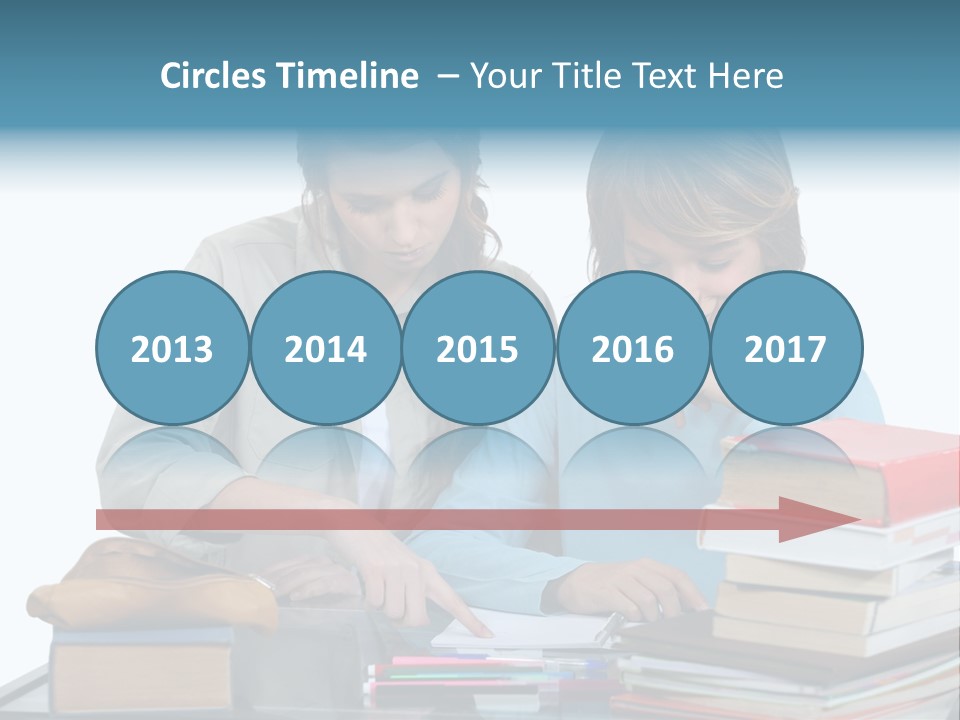 Homework Adolescence Books PowerPoint Template