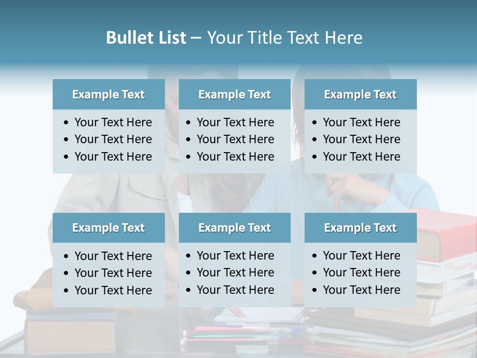 Homework Adolescence Books PowerPoint Template