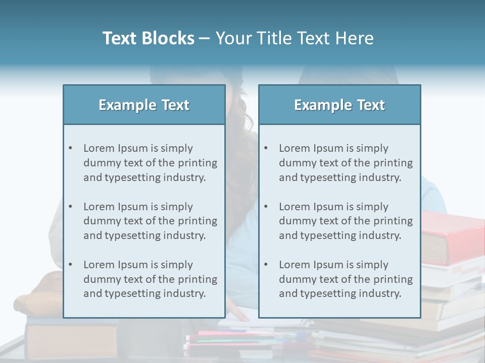 Homework Adolescence Books PowerPoint Template