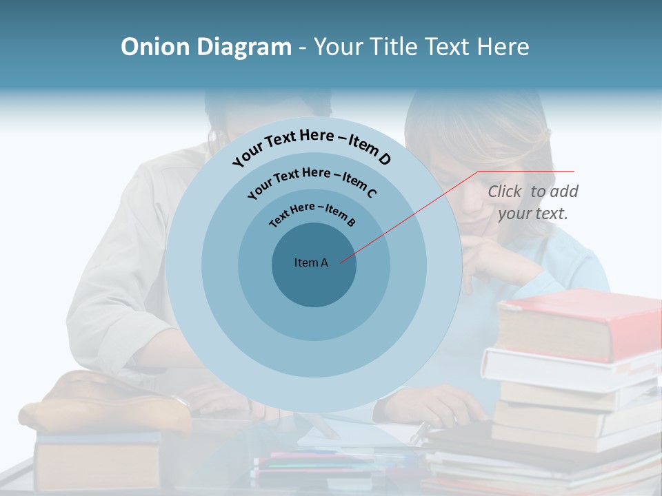Homework Adolescence Books PowerPoint Template