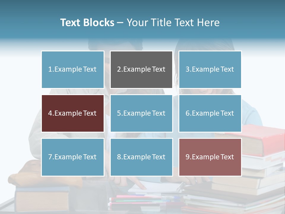 Homework Adolescence Books PowerPoint Template