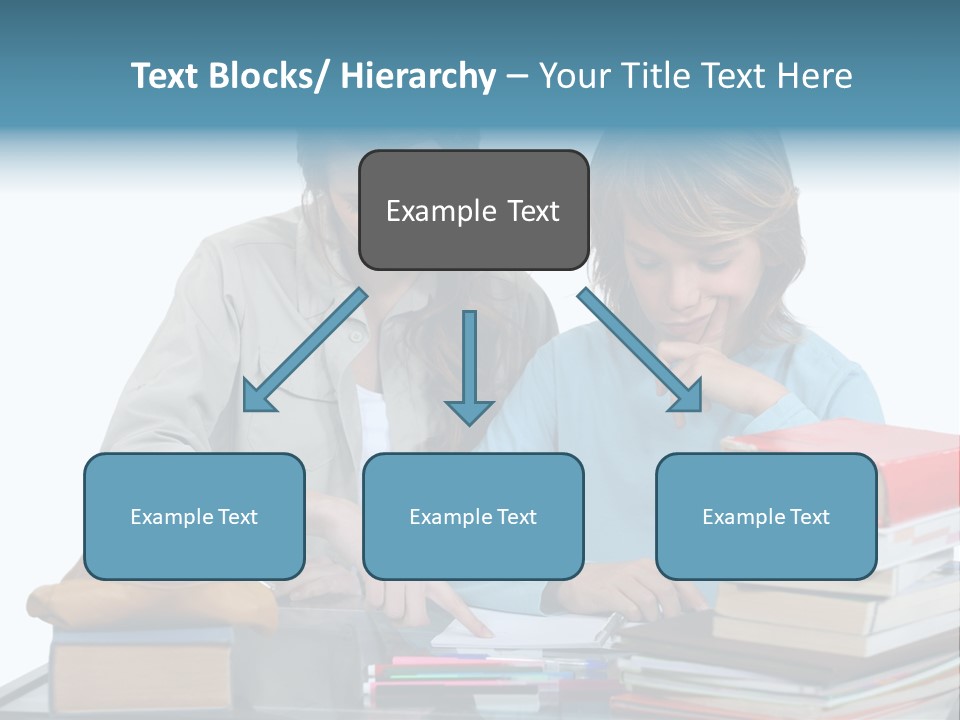 Homework Adolescence Books PowerPoint Template