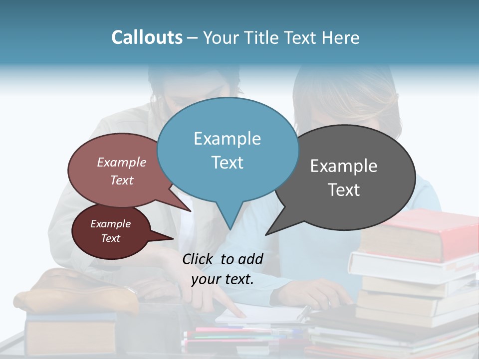 Homework Adolescence Books PowerPoint Template