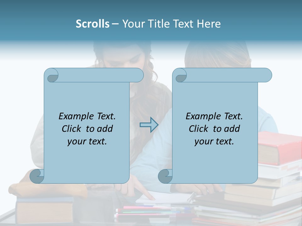 Homework Adolescence Books PowerPoint Template