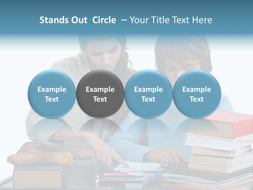 Homework Adolescence Books PowerPoint Template