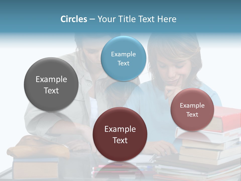 Homework Adolescence Books PowerPoint Template